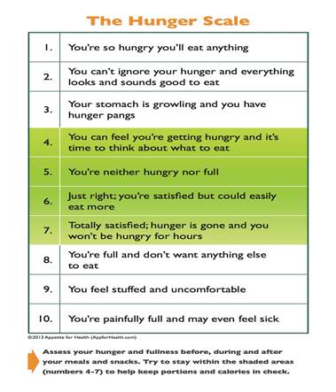 the hunger scale