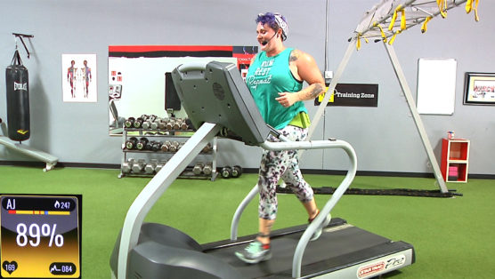 YOU vs. YOU Interval Fun Run online treadmill workout