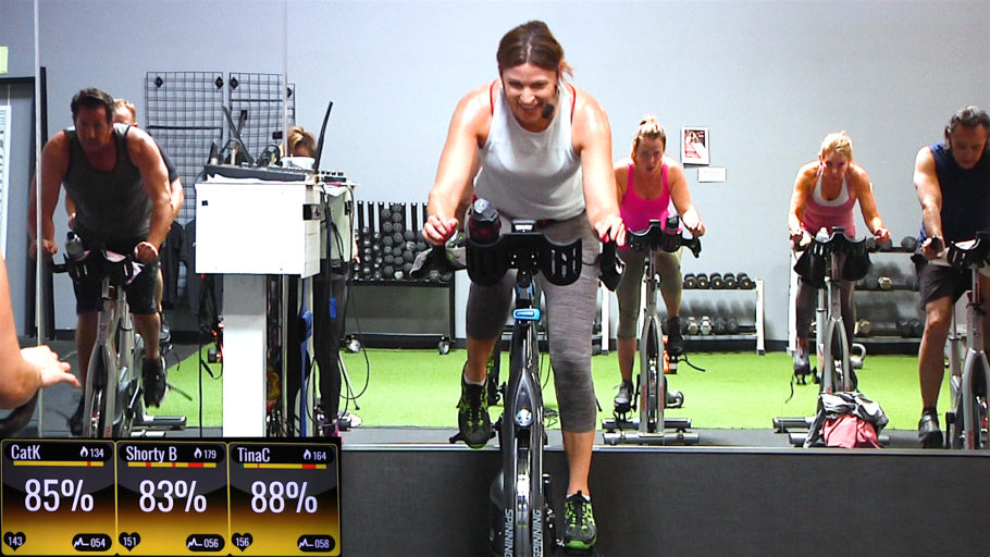 Spin and Strength workout Bike, Bell & Burn (TRX® option)