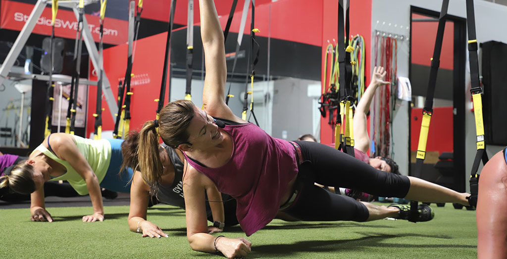 TRX side plank