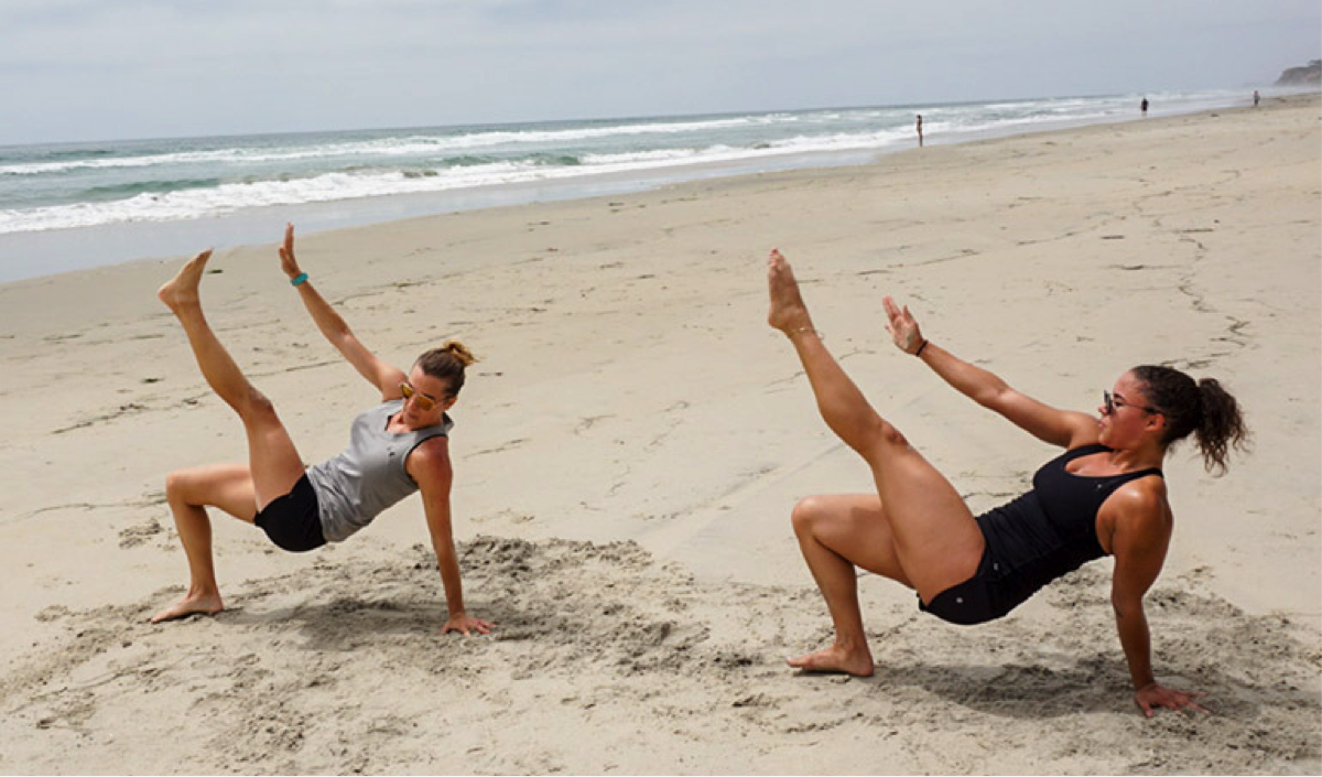 Beach workout