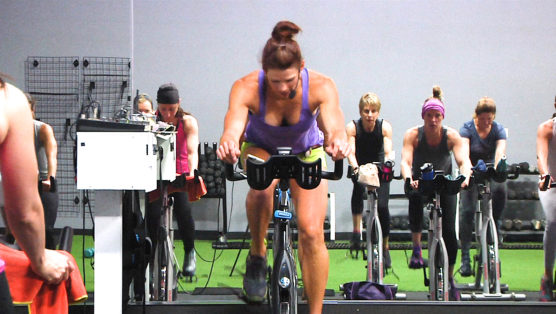 30-minute Spin class focuses on building power On Your Left!