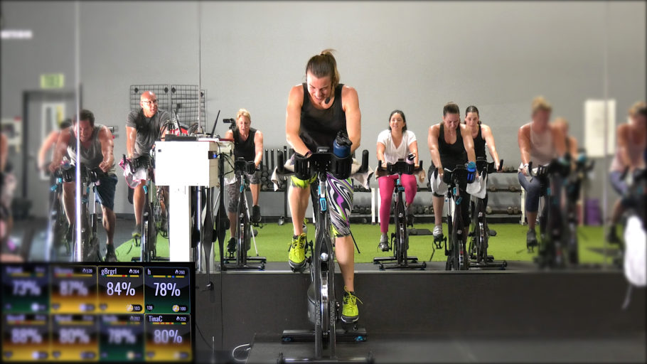 high-intensity Spin class 30-Min Non-Stop Spin®