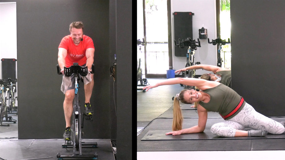 Cycle and Pilates video session Cycl-ates - Tempo and Flow