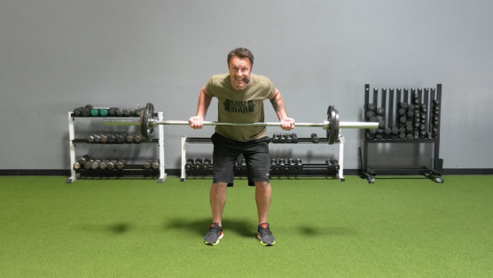 body-strengthening, online AMRAP barbell workout The Barbell AMRAP