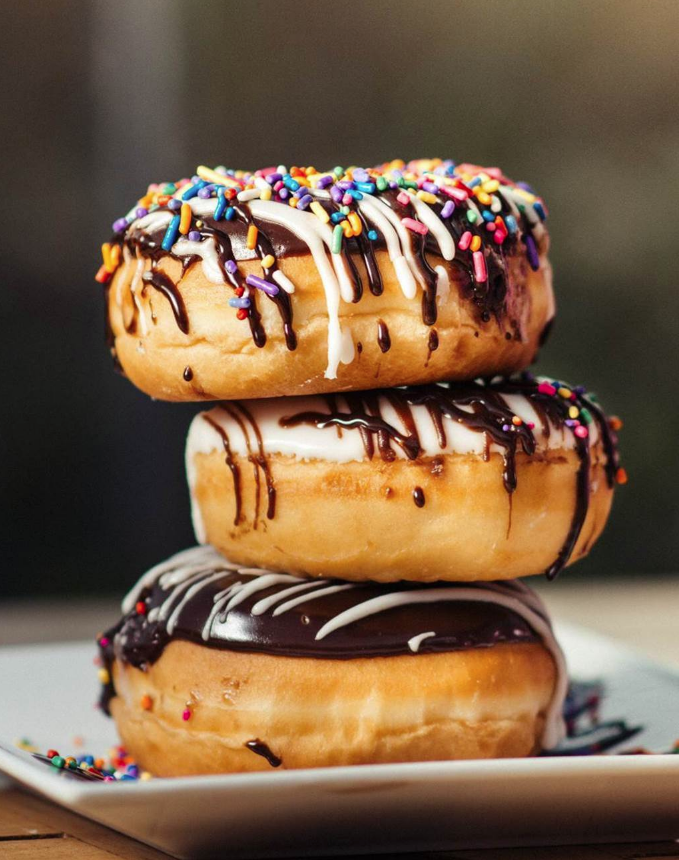 sprinkled donuts