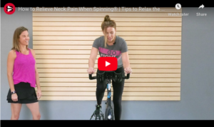 How to Relieve Neck Pain When Spinning trainer tip video