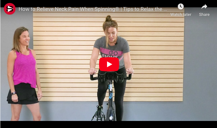 How to Relieve Neck Pain When Spinning® | How to Relax the Back While ...