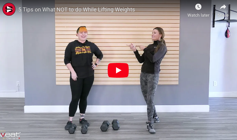 5 Tips on What NOT to do While Lifting Weights