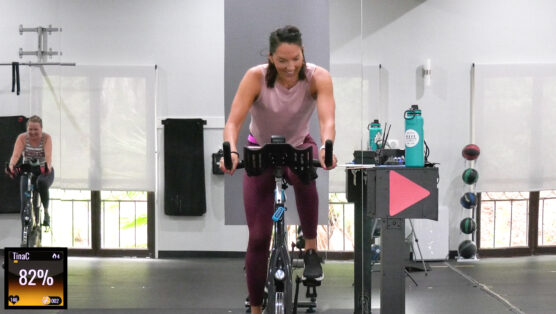cycling class with progression intervals HIIT Progressive Intervals