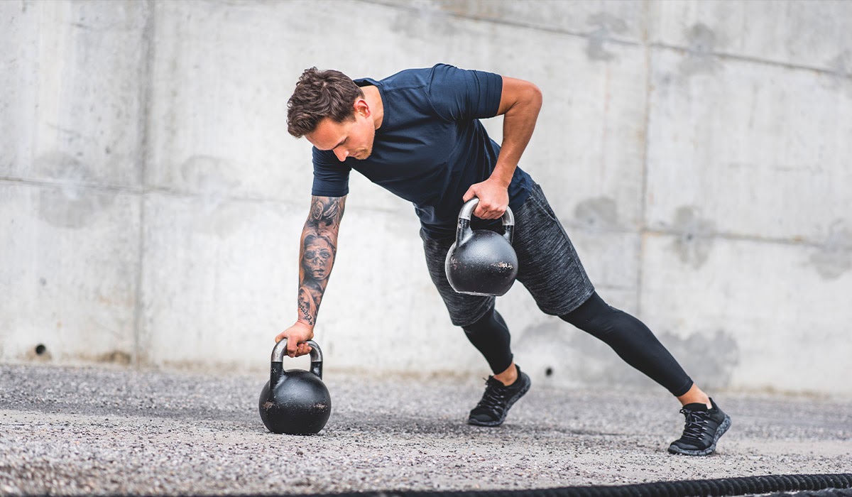 kettlebell row