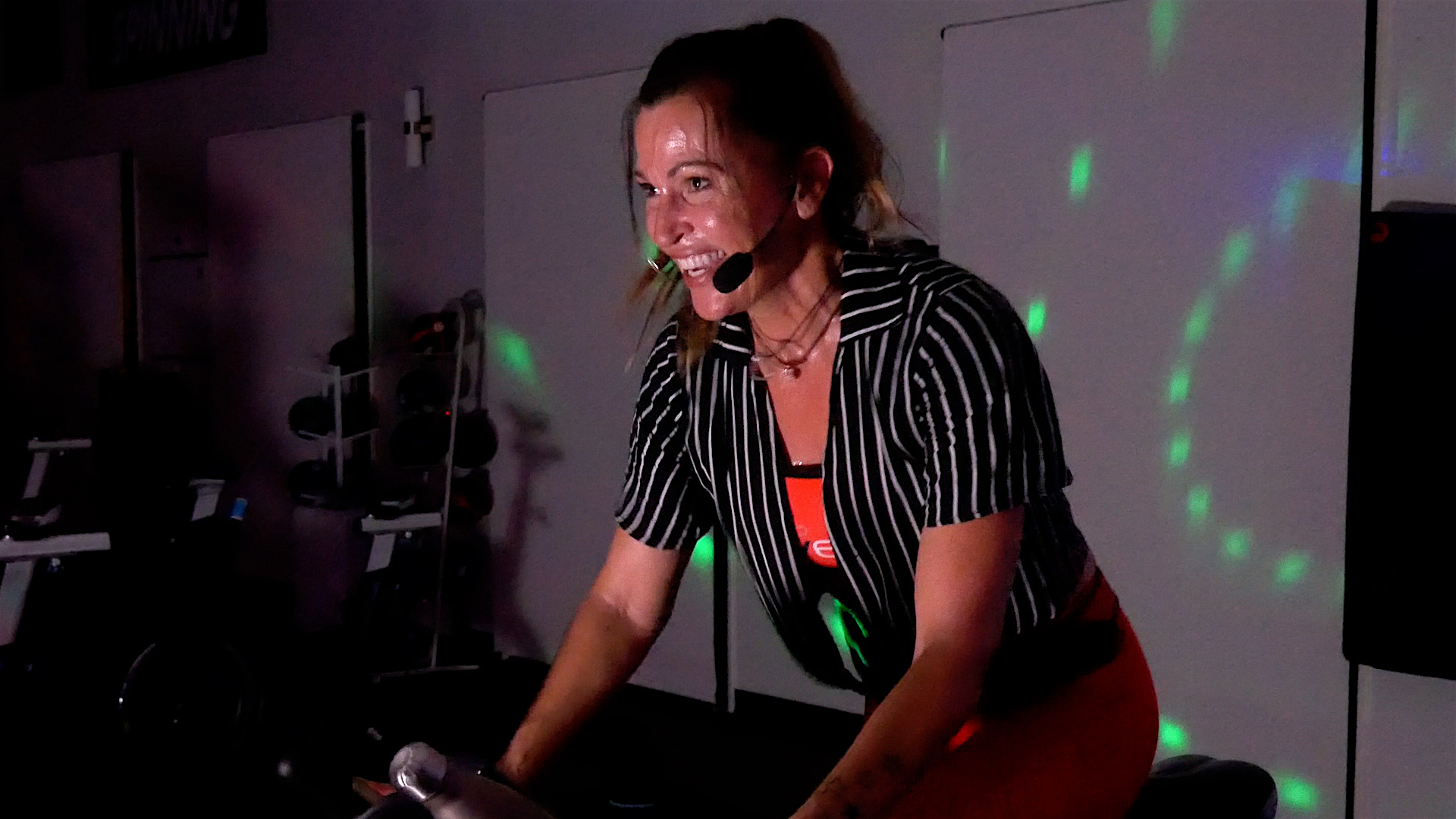 Girl s night out spin class video studio sweat ondemand