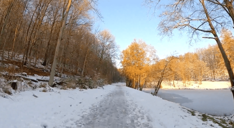 Sankt Ingbert Saarland Afterwork Sunshine MTB Snowride 2021