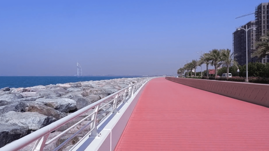 Virtual Cycle Dubai - United Arab Emirates with Local and Natural Sounds