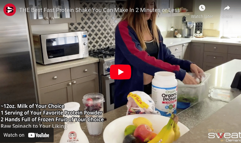 The Best 2-Minute DIY Protein Shake
