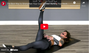 The Best Way to Strengthen Your Core Without Hurting Your Neck or Back vlog