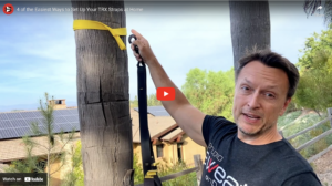 4 of the Easiest Ways to Set Up Your TRX Straps at Home vlog