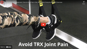 TRX Workout Tip for Beginners trainer tip with play button