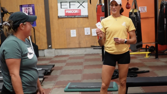 ITS ALL IN THE CARDS WORKOUT WITH TRAINER ERIN somerset