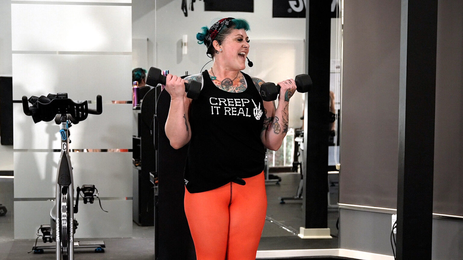 45Minute Spin and Sculpt Workout Pedal & Pump with AJ