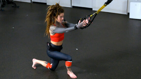 TRX sculpting workout for your lower body and core TRX Sculpted Legs, Strong Glutes, Solid Abs