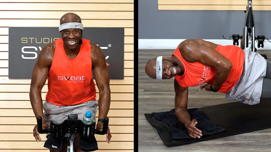 20-minute Spin & Core Fusion workout 2 for 1 Cycle + Core