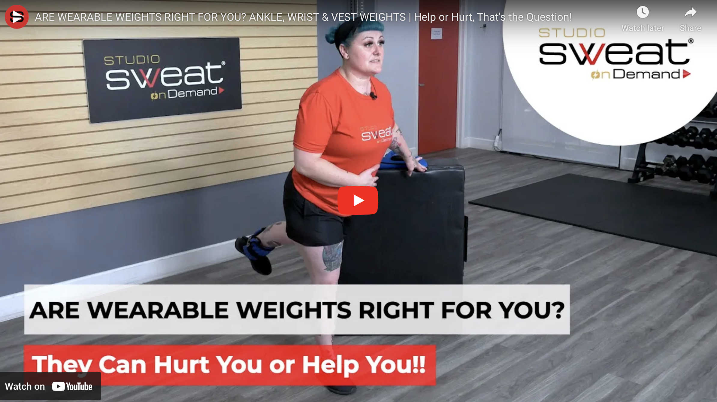ARE WEARABLE WEIGHTS RIGHT FOR YOU trainer tip vlog