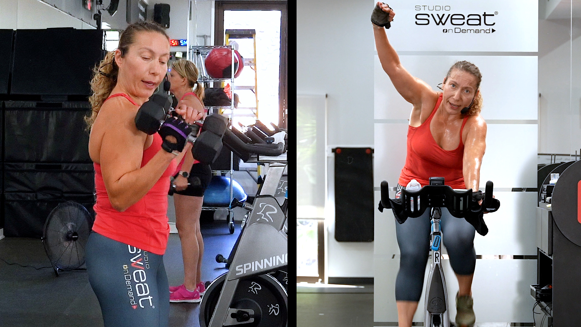Online Cycling Classes Spin® Classes at Home Studio SWEAT onDemand