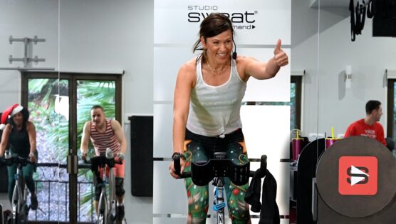 Spin class with Christmas music Christmas Cycling Circuit