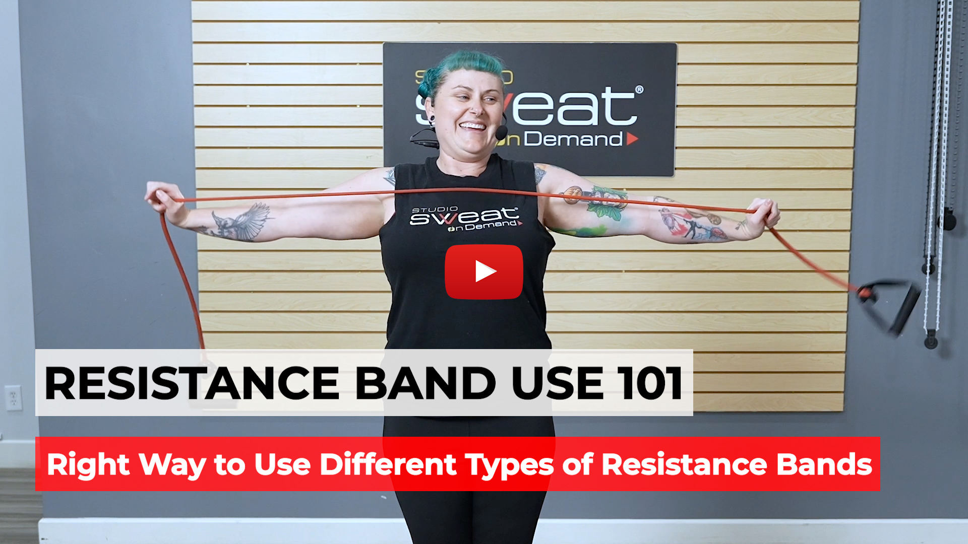 RESISTANCE BAND USE 101 YT play button