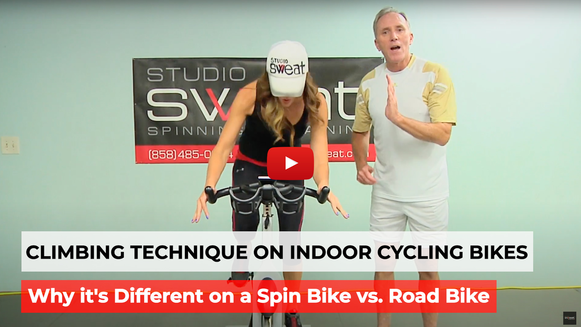 The Difference Between How to Ride on a Spin Bike vs. an Outdoor Bike YT play button