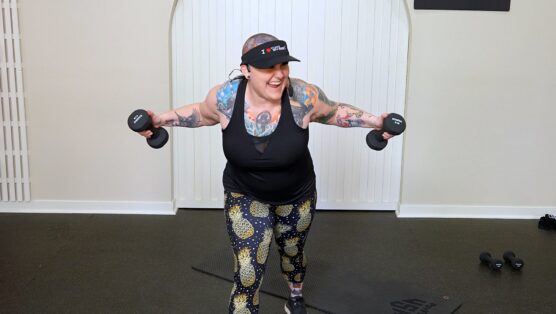 40-minute total-body sculpt AJ's Full Body Fire