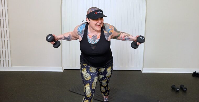 40-minute total-body sculpt AJ's Full Body Fire