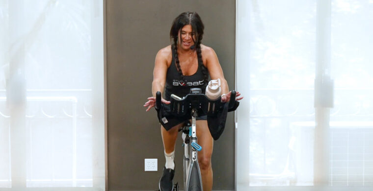 60 Minute Indoor Cycling Class Ride the Beat