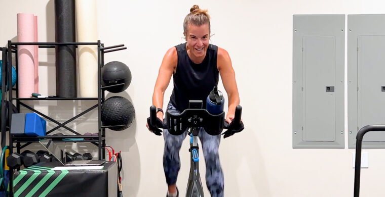 30 minute cardio AND resistance training combo class 20 Min Spin and then 10 Min Strength