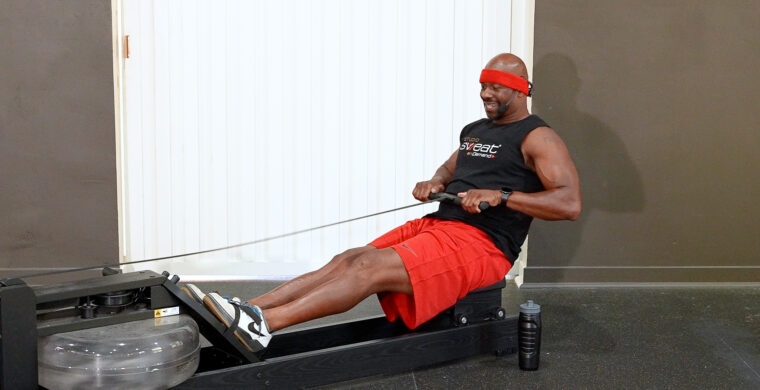 rowing and strength training workout Row with it!