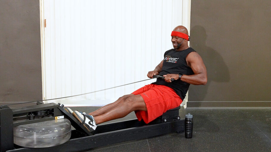 rowing and strength training workout Row with it!