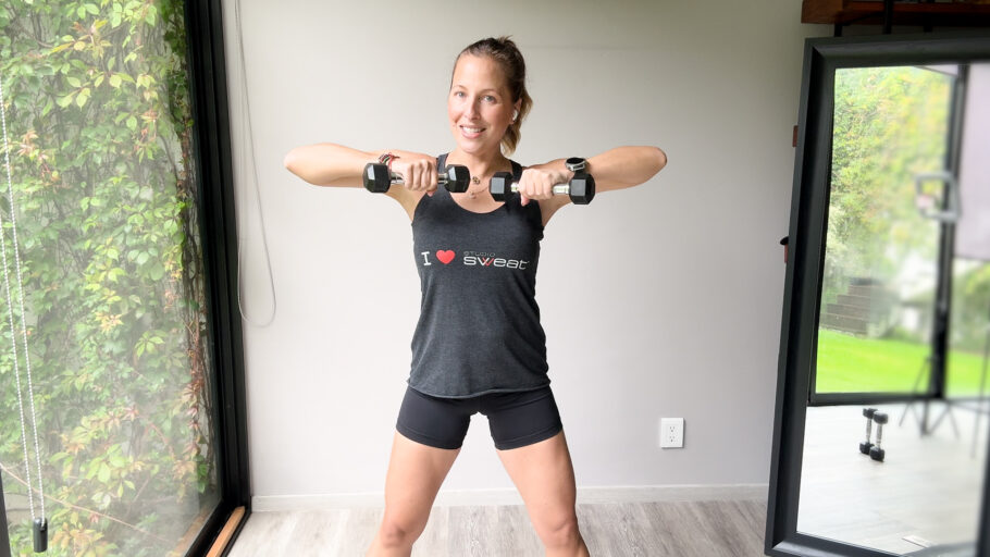 20-minute standing workout Shoulder Strength & Stability