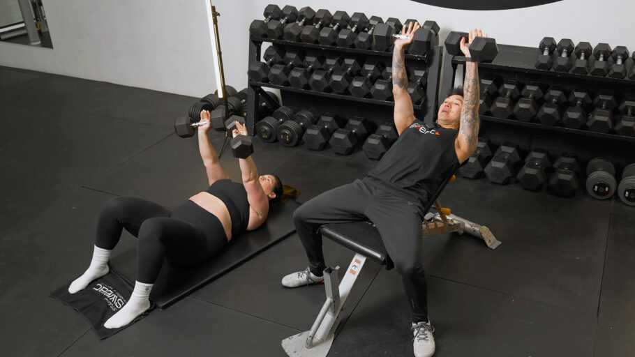 upper body strength class Built From The Chest Up