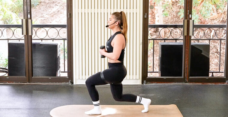 Online Mat Pilates Class Bands. Bells. Burn.