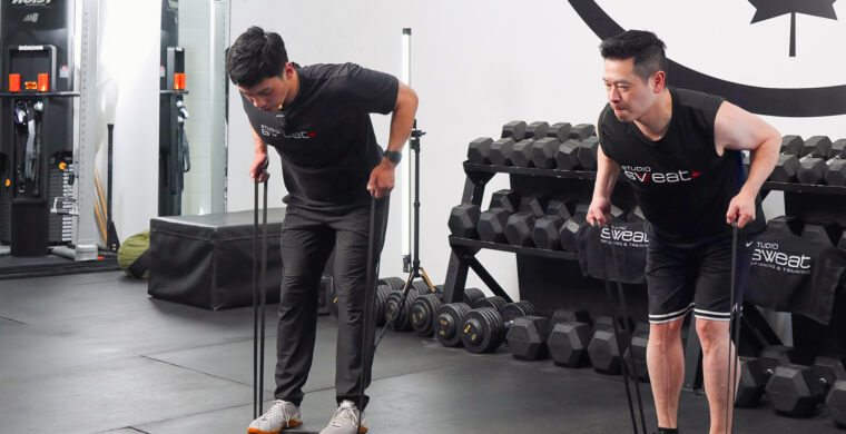 full-body strength session Get Resistance Band Buff