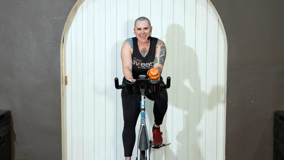 Mindful Miles with AJ grounding and feel-good movement and cycle class Mindful Miles with AJ