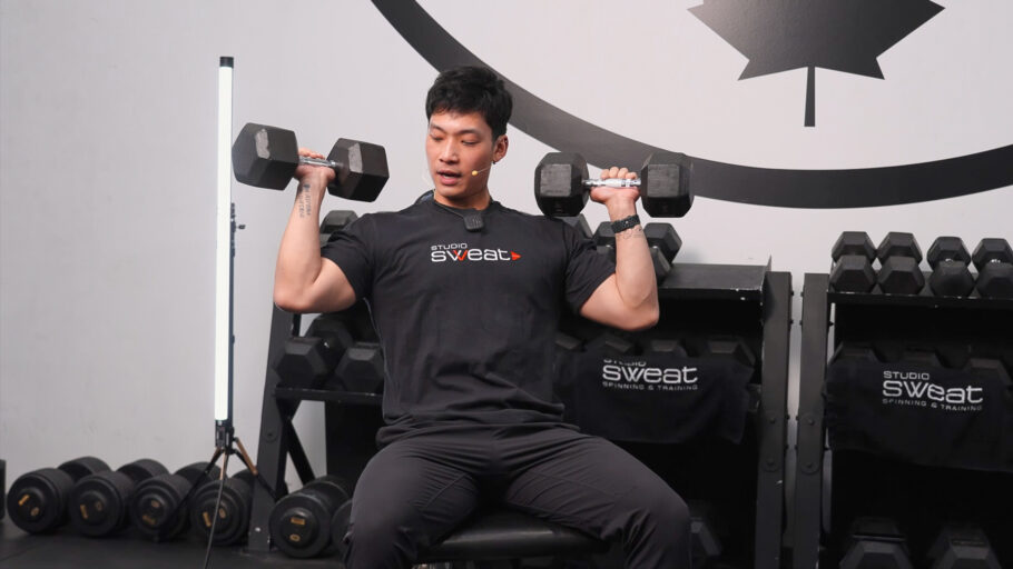 online shoulder workout Double Take Shoulders