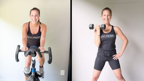 full-body workout Cycle Start, Sculpt Finish