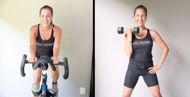 full-body workout Cycle Start, Sculpt Finish