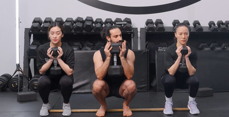 lower-body focused session Hips Worth Squatting For