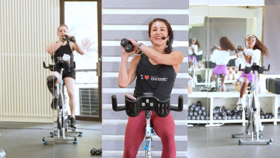 rhythm-based cycling and functional strength training Ride & Lift
